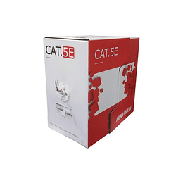 Caja Cable UTP Hikvision 305M Cat5e Exterior DS-1LN5EO-UU/E Negro Hikvision