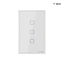 Interruptor de Pared Sonoff de 3 Canales WiFi