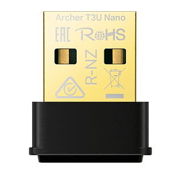 Tp-Link Adaptador USB Nano Wireless MU-MIMO Archer T3U ac1300