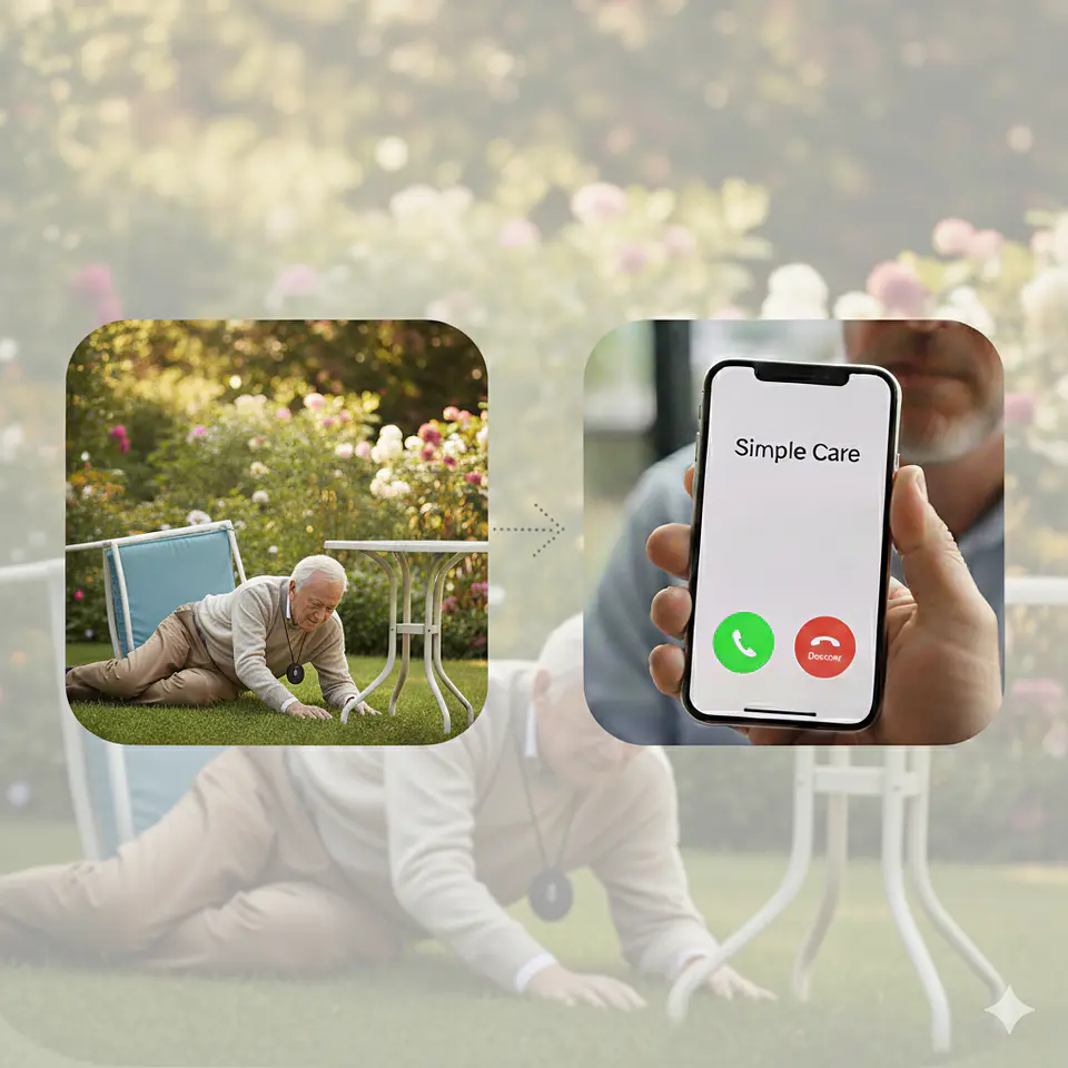 Simple Care One (SC-1): Botón de Pánico SOS GPS para Adultos Mayores - Conectividad 24/7 2