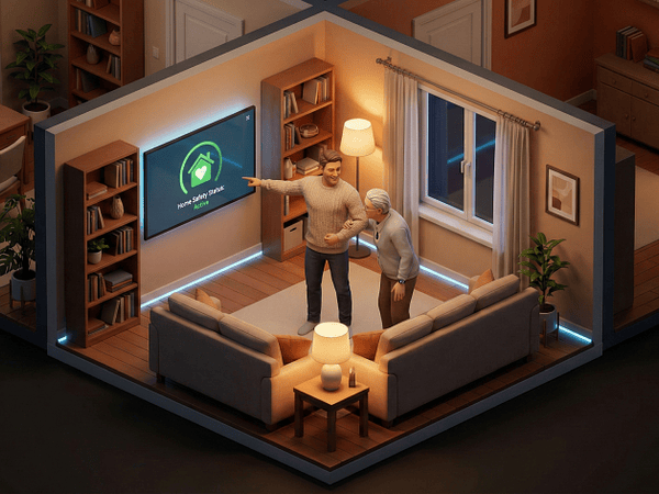 Rol de la familia y la tecnología en la prevención de caídas