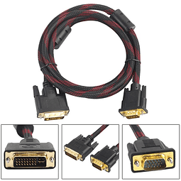 Cable Adaptador VGA  A   DVI-I  24+5