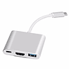 Adaptador Hub USB C a HDMI con Usb 3.0