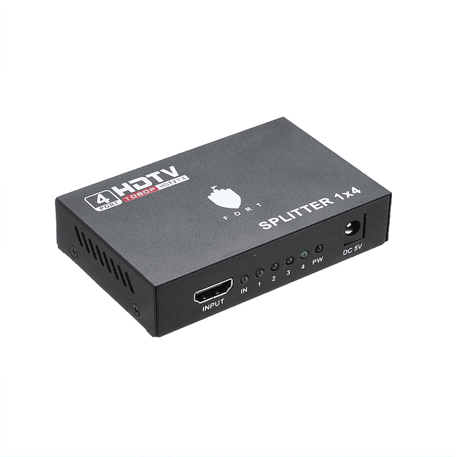 Splitter Hdmi 1×4  Ver 1.4 Full-hd 1080p Soporta 3d