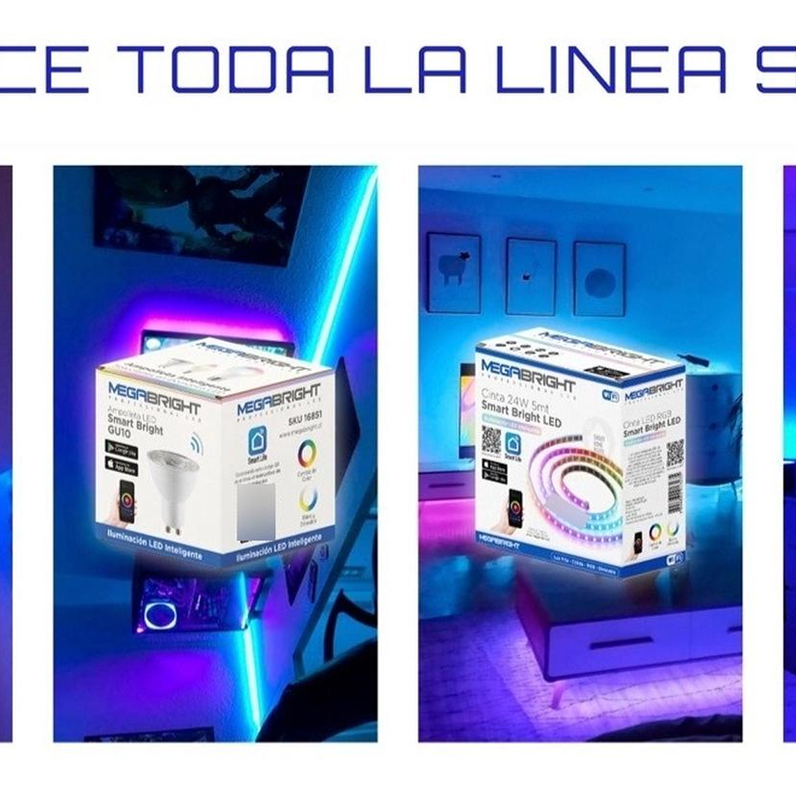 Ampolleta Inteligente Smart Wifi GU10 Google Home Alexa 4