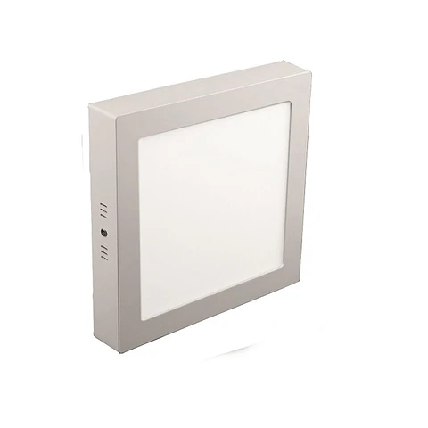 Panel Led Cuadrado Sobrepuesto 18w Luz Fria color 6000k