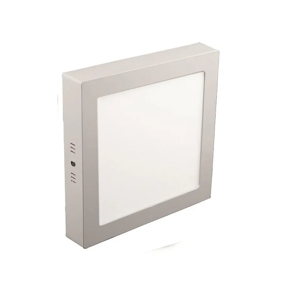 Panel Led Cuadrado Sobrepuesto 18w Luz Fria color 6000k 1