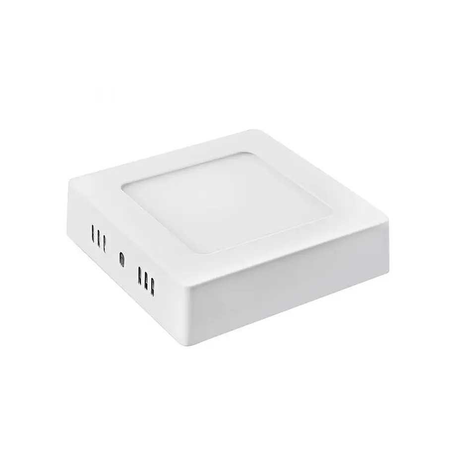Panel Led Cuadrado Sobrepuesto 18w Luz Fria color 6000k 2