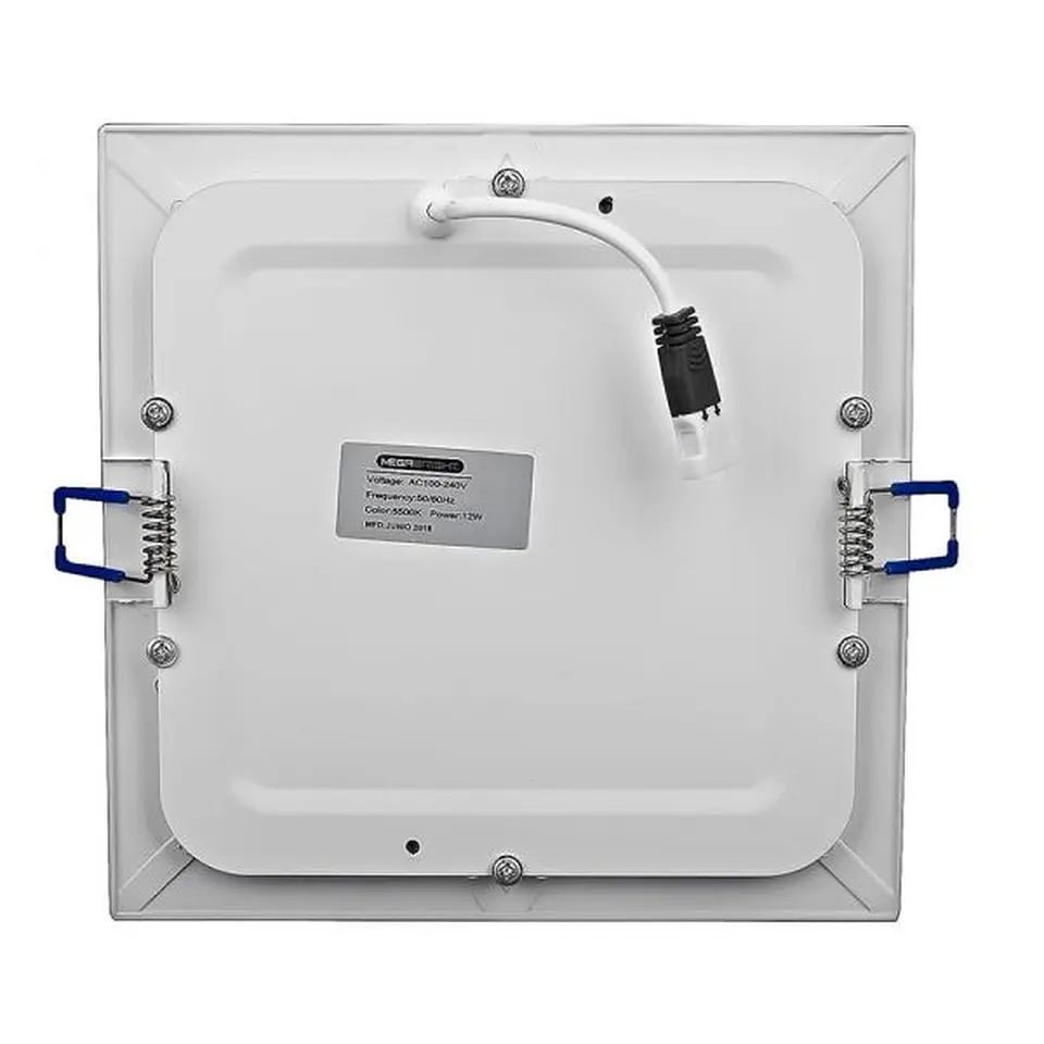 Panel Led Cuadrado Embutido 18w Luz Cálida color 3000k 2