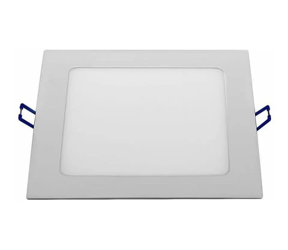 Panel Led Cuadrado Embutido 18w Luz Fria Color 6000k 1