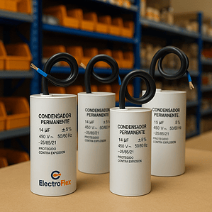 Condensador Permanente 40 Uf Con Cable