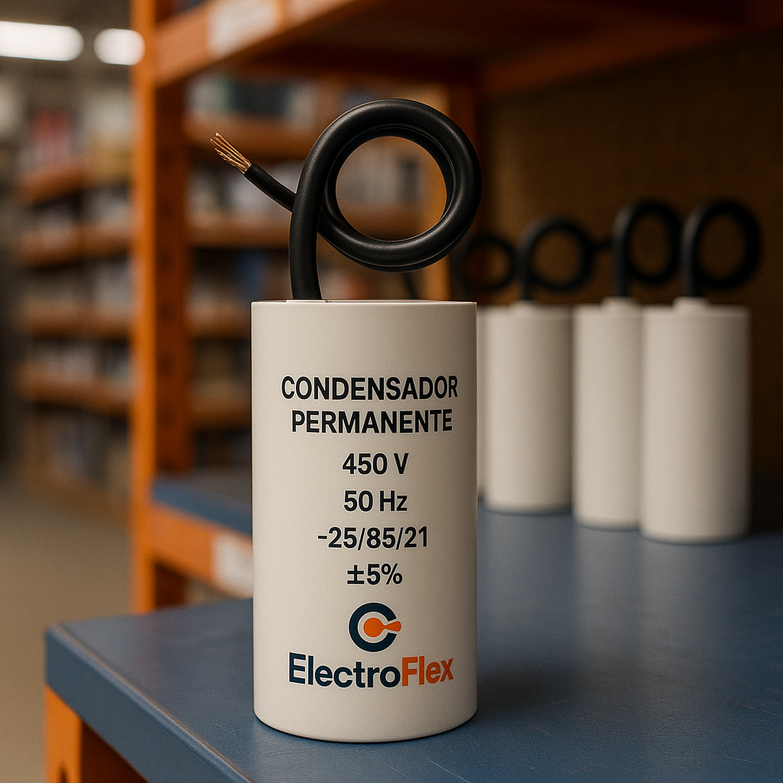Condensador Permanente 40 Uf Con Cable 2