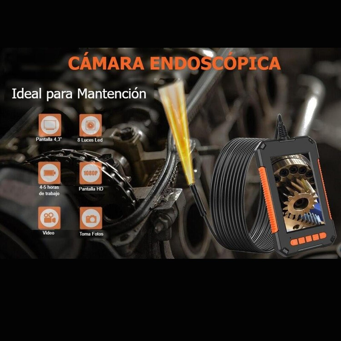 Cámara de inspección HD Pantalla Color 10 mts 2