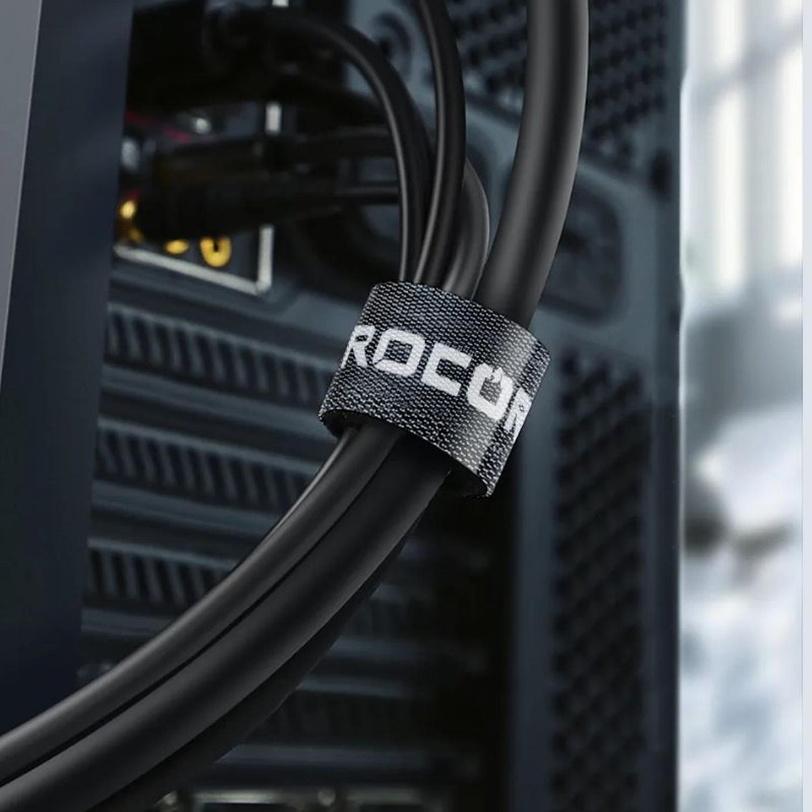 Organizador de Cables para PC con Velcro 5 mts 2