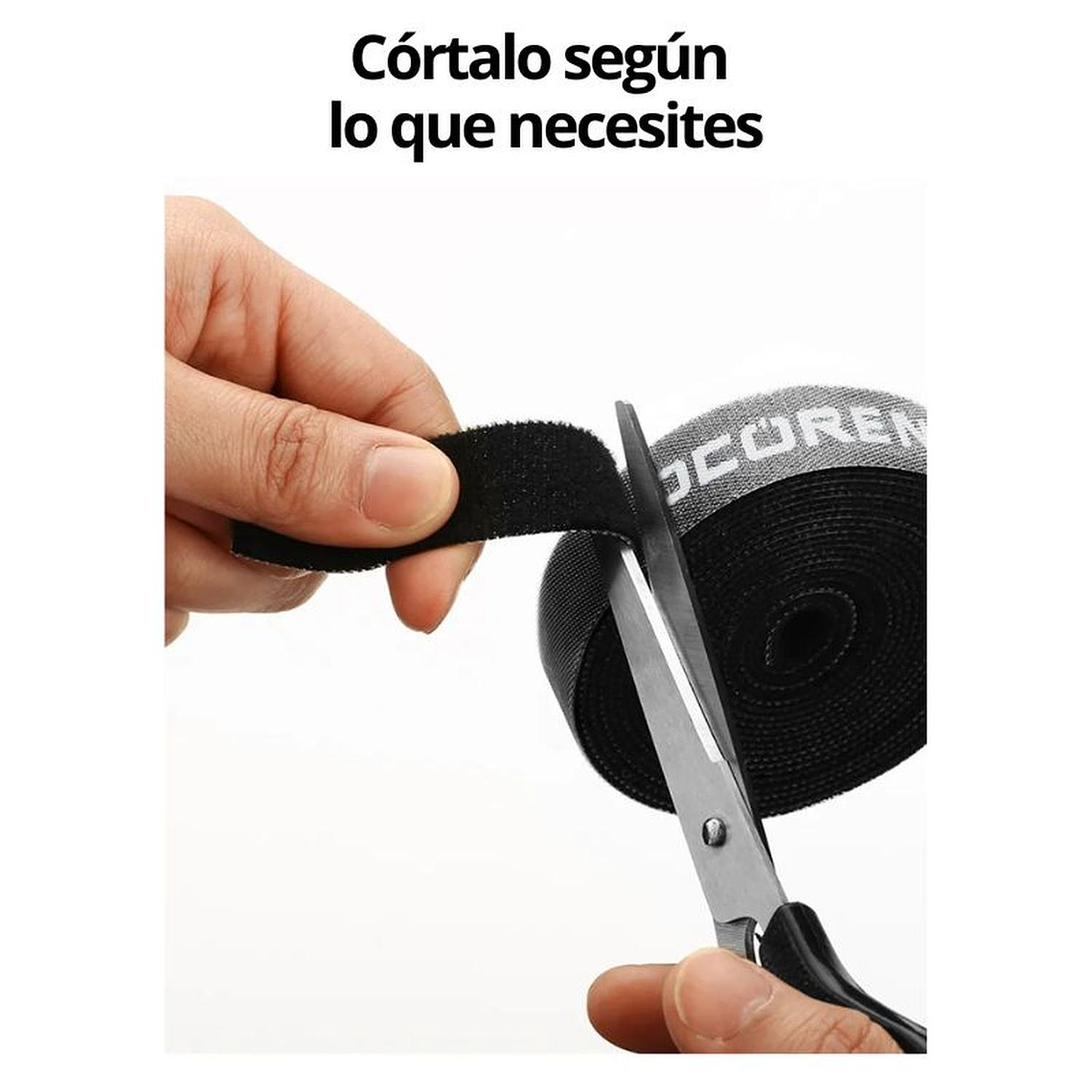 Organizador de Cables para PC con Velcro 5 mts 6