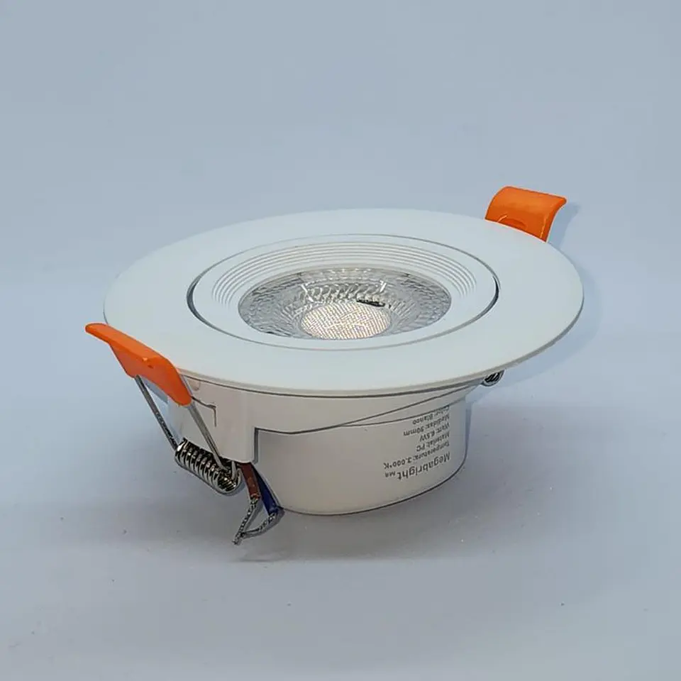 Pack 3 Foco Led dirigible 6,5W Luz Fria color 5500K 90*42mm 5