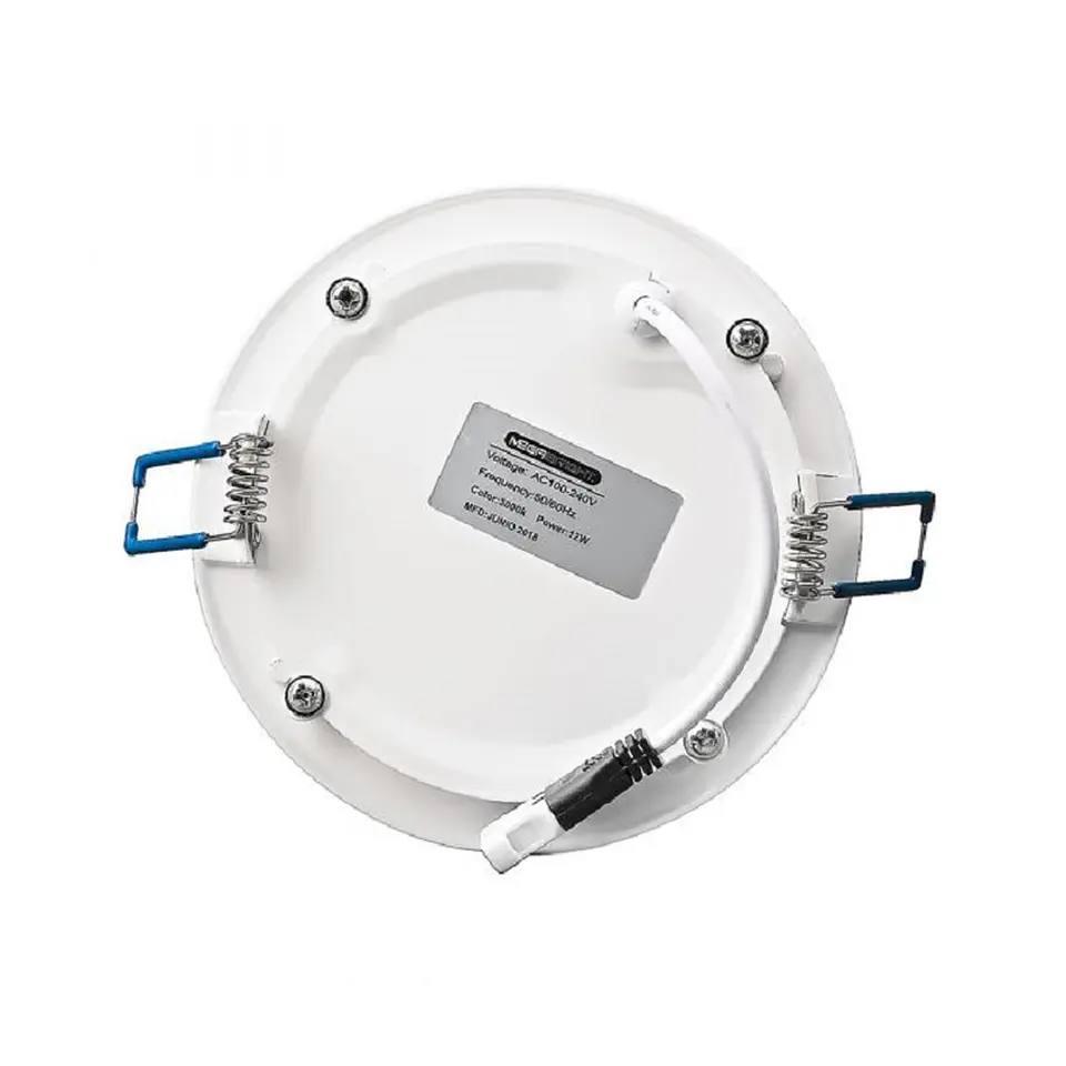 Panel Led Circular Embutido 18W Blanco Neutro color 4000k 3