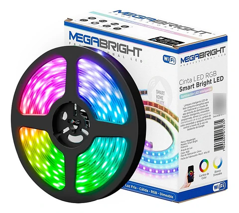 Cinta Led Smart Wifi Multicolor - Google Home Alexa
