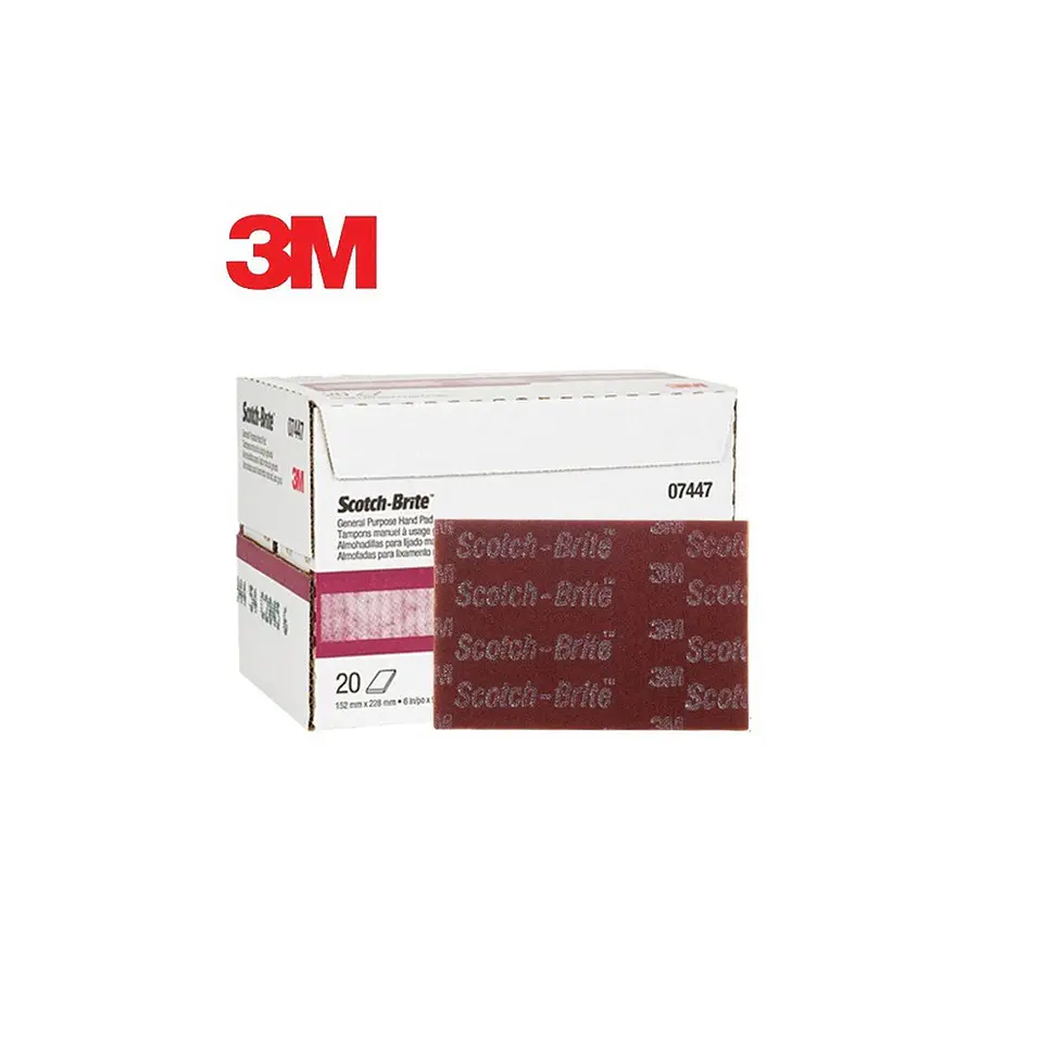 Pañete 3M Scotch-Brite™ 7447 Grado Muy Fino (Caja 60 un.) – Abrasivo de Óxido de Aluminio para Metales 2