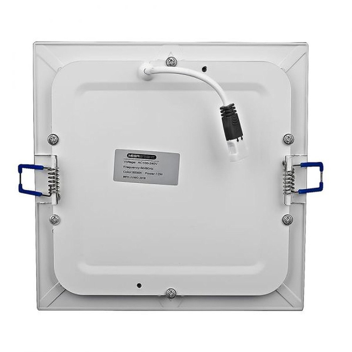 Panel Led Cuadrado Embutido 25W Luz Calida Color 3000K 2