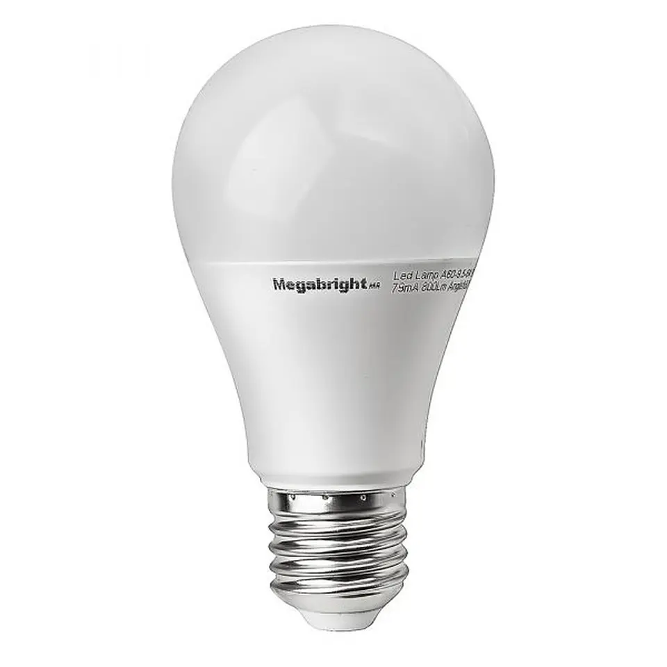Pack 6 Ampolleta LED 9w Luz Fria E27 Luz Fria 6400k 1