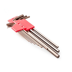 Juego Llave Allen 1/16-3/8 9pzs