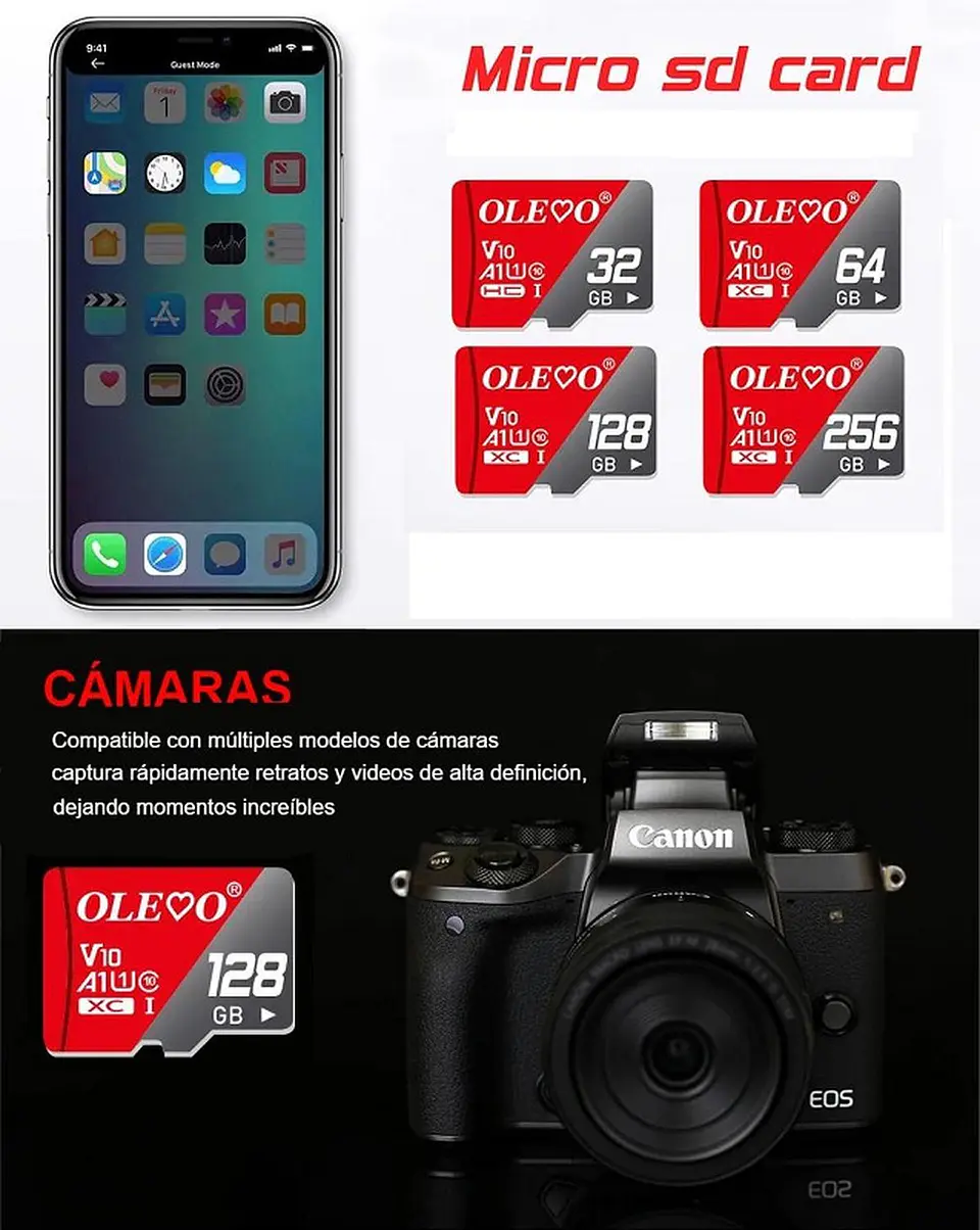 Tarjeta de Memoria Micro SD 32 Gb 2