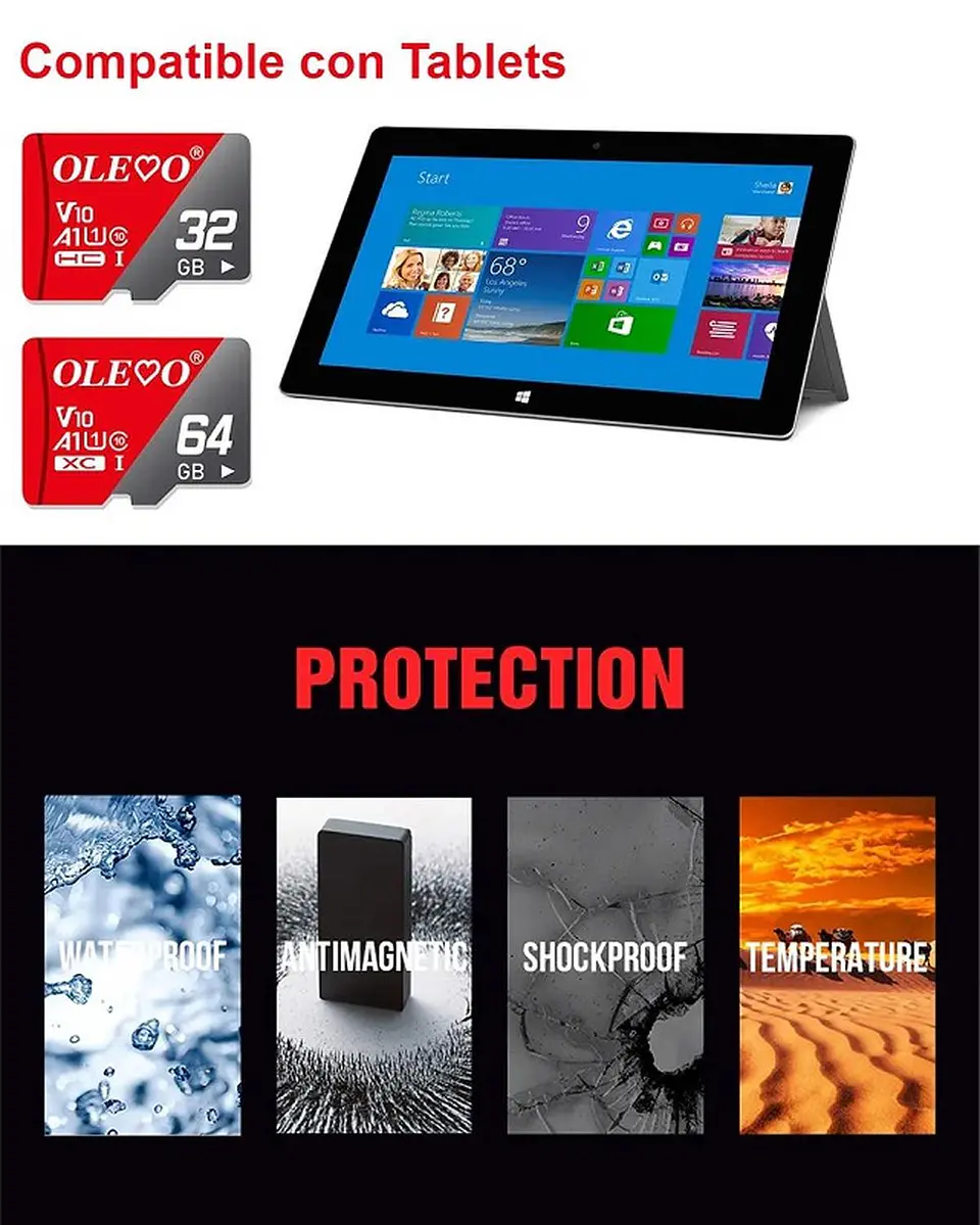 Tarjeta de Memoria Micro SD 32 Gb 3