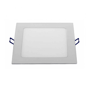 Panel Led Cuadrado Embutido 18w Luz Calida color 4000k