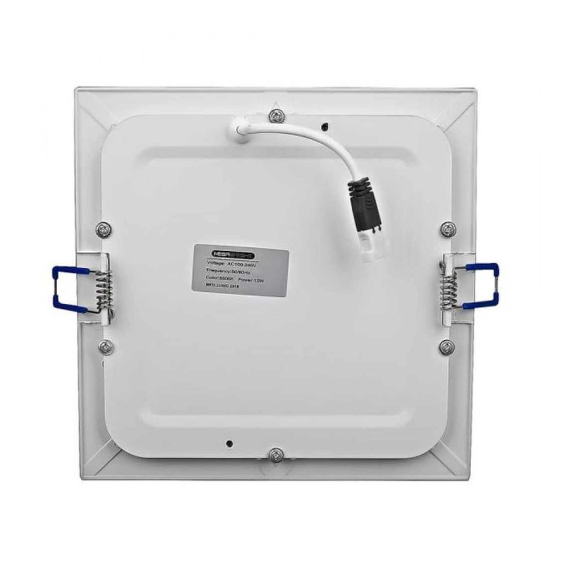 Panel Led Cuadrado Embutido 18w Luz Calida color 4000k 2