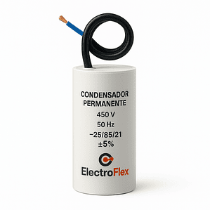 Condensador Permanente 16 Uf Comar Con Cable