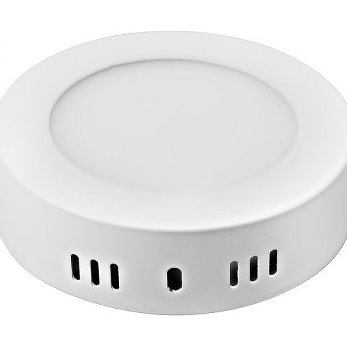 Panel Led Circular Sobrepuesto 18w Luz Fria Color 6000k 1