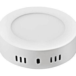Panel Led Circular Sobrepuesto 18w Luz Fria Color 6000k