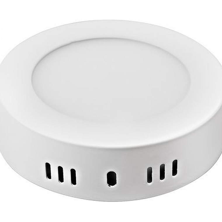 Panel Led Circular Sobrepuesto 18w Luz Fria Color 6000k 1