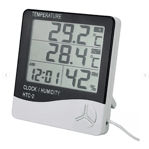 Medidor De Temperatura Y Humedad Ambiental Interior/exterior