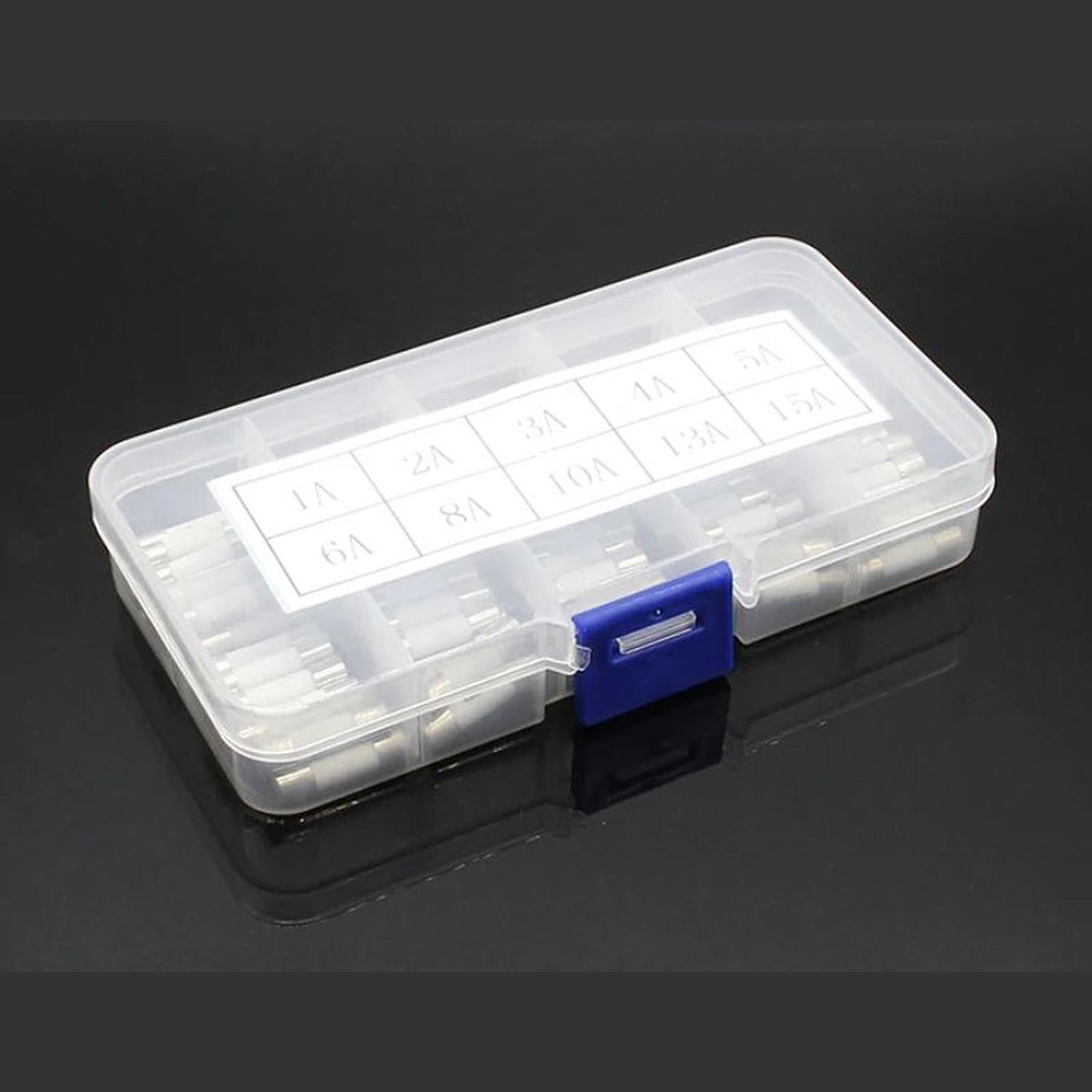Kit Fusibles Cerámico Corto 5mm/20mm 1A-15A 100 unidades 5