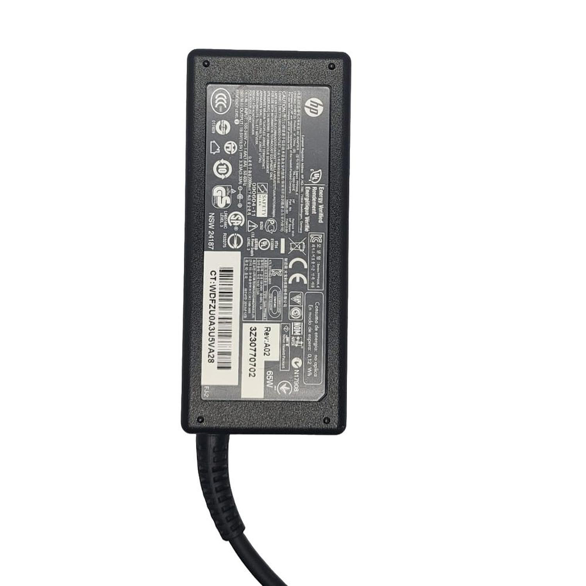 Cargador HP Punta Azul Original 19,5v 3.33a 1