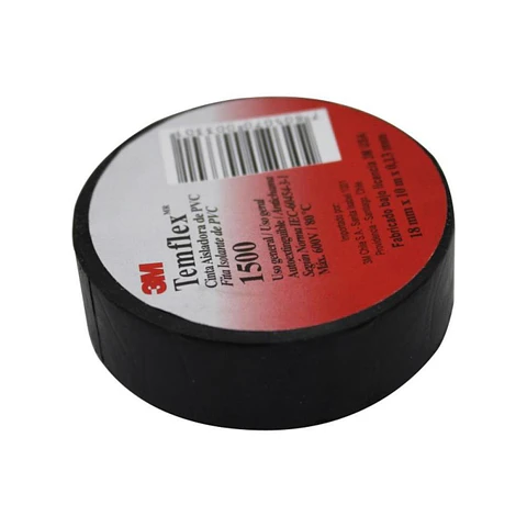 Pack 3 Cintas Aislante 3M 1500 10mts Negra