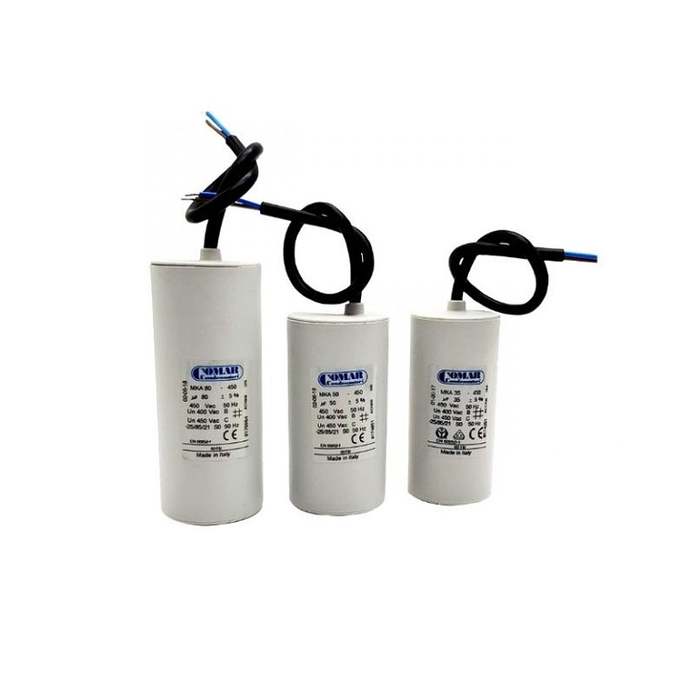 Condensador Permanente 10 uF Con Cable 2