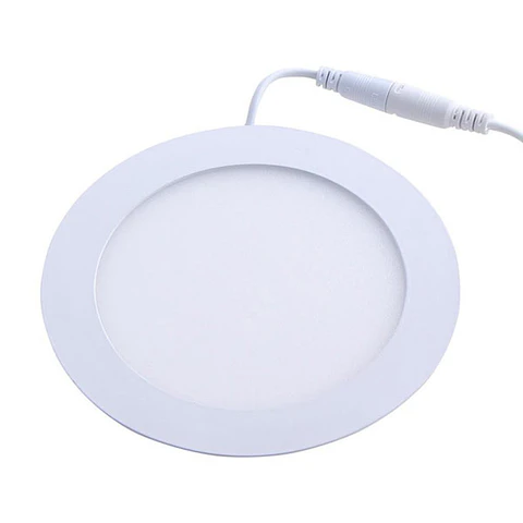 Panel Led Circular Embutido 6W Luz Calida color 4000k