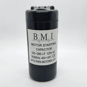 Condensador De Partida Bmi 233-280 Uf 110vac
