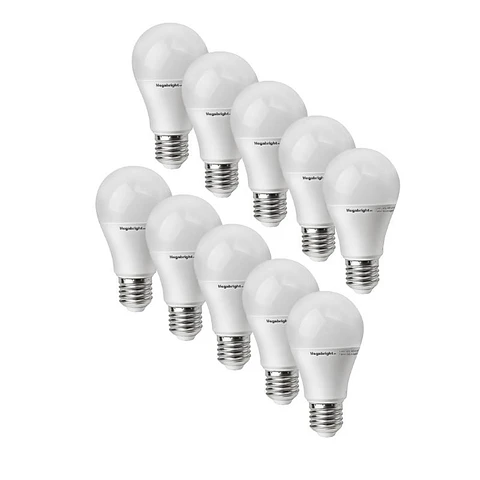 Ampolletas LED Pack 10 un 15w E27 Luz Fria 6400k