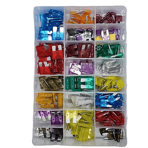 Kit Fusibles para Auto 300 unidades 2A-40A Medidas