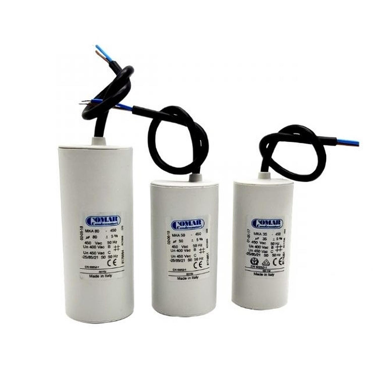 Condensador Permanente 22,5 Uf Con Cable 2