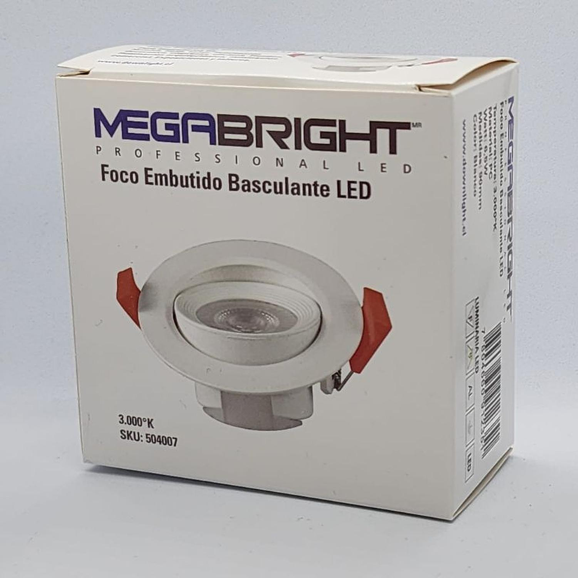 Pack 3 Foco Led dirigible 6,5W 3000K 90*42mm 6