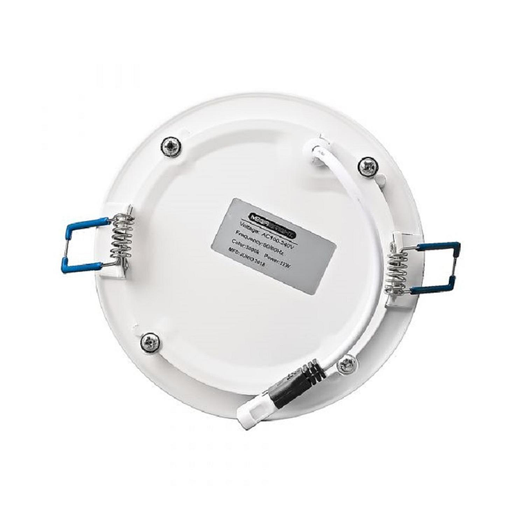 Pack 3 Panel Led Circular Embutido 18W Luz Fria 6000K 4