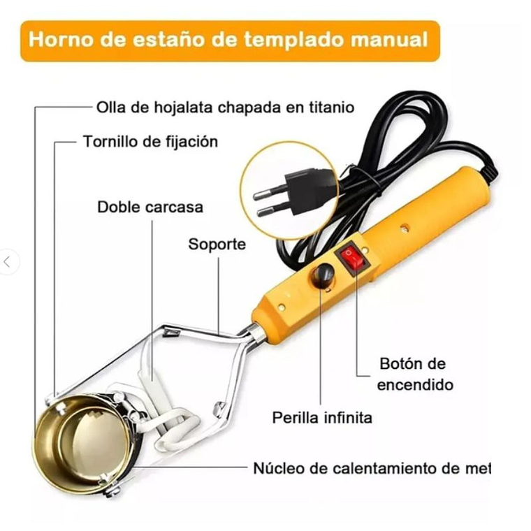 Crisol de Fundicion portatil para Soldadura 280W 4