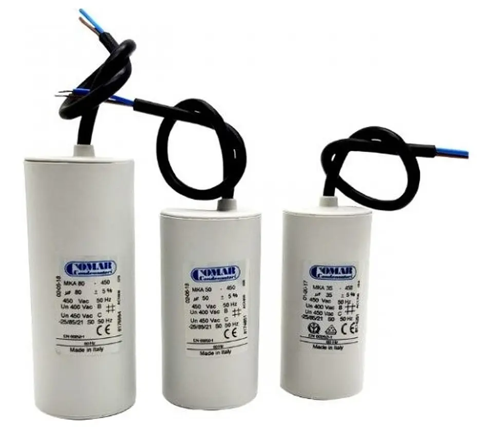 Condensador Permanente 60 Uf Con Cable 450v 2