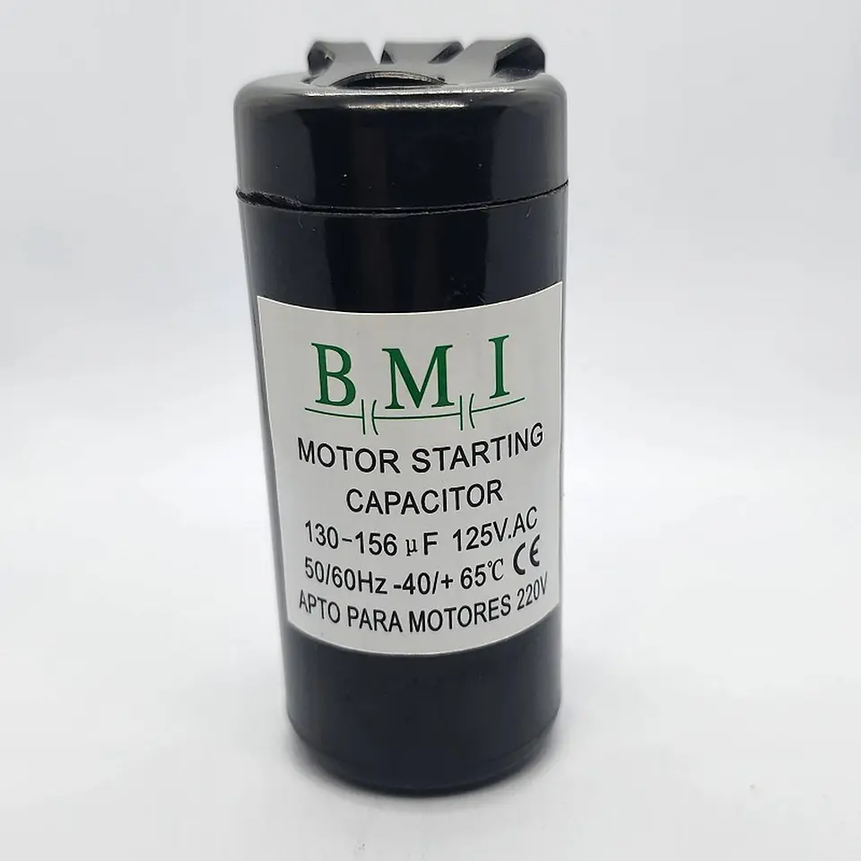 Condensador De Partida Bmi 130-156 Uf 110vac 1