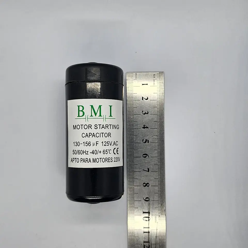 Condensador De Partida Bmi 130-156 Uf 110vac 2
